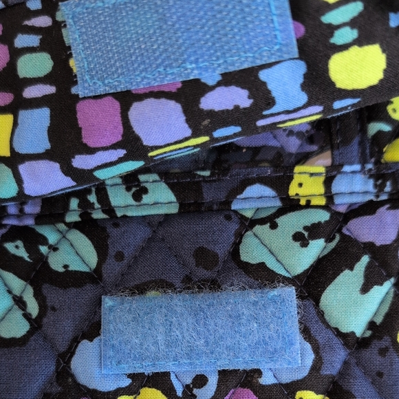 Vera Bradley Indigo Pop Hipster Quilted Crossbody Bag C289 - Picture 10 of 10